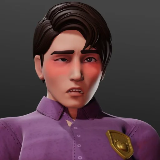 😚 Стикер «Michael Afton Five Nights At Freddy&;s» для Telegram