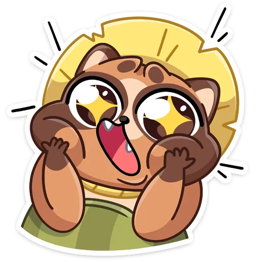🤩 Стикер «Нуки» для Telegram