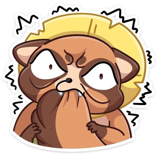 🙄 Стикер «Нуки» для Telegram