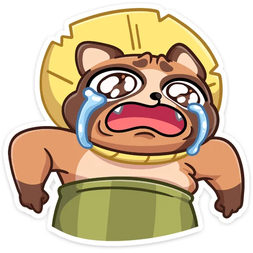 😭 Стикер «Нуки» для Telegram