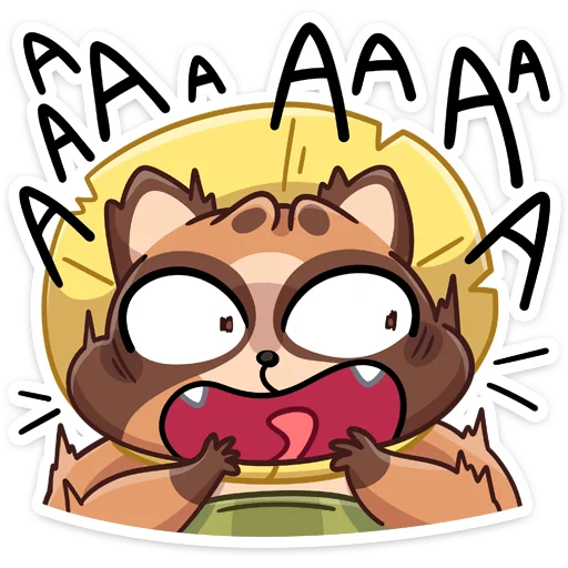 😱 Стикер «Нуки» для Telegram