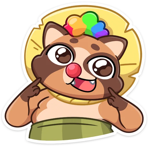 🤡 Стикер «Нуки» для Telegram