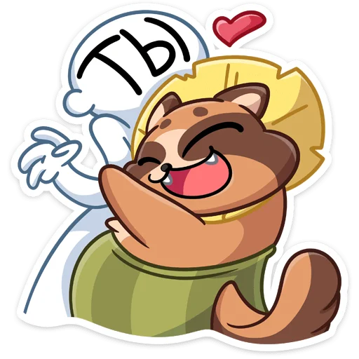 ❤️ Стикер «Нуки» для Telegram