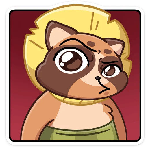 😅 Стикер «Нуки» для Telegram