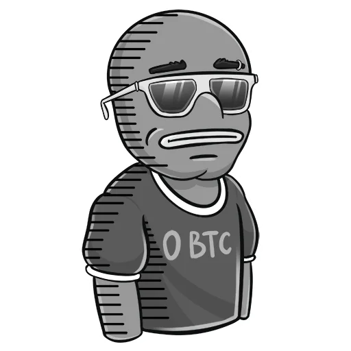 🙁 Стикер «Pepe BTC» для Telegram