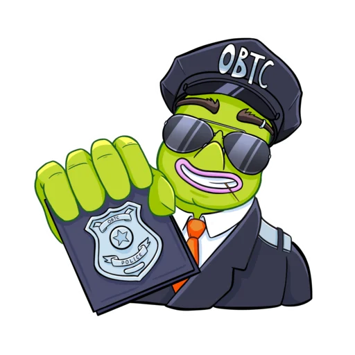 🤨 Стикер «Pepe BTC» для Telegram