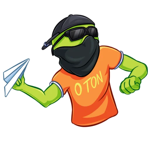 ✈️ Стикер «Pepe BTC» для Telegram