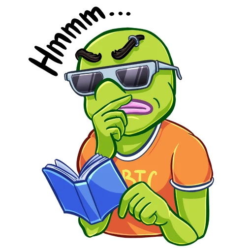 🤨 Стикер «Pepe BTC» для Telegram