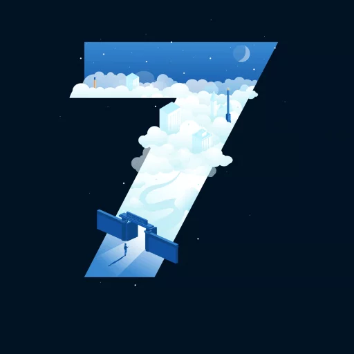 7️⃣ Стикер «Lucky Seven» для Telegram