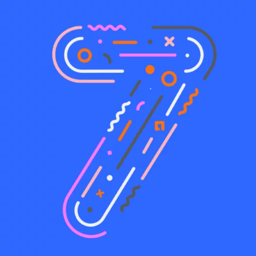 7️⃣ Стикер «Lucky Seven» для Telegram