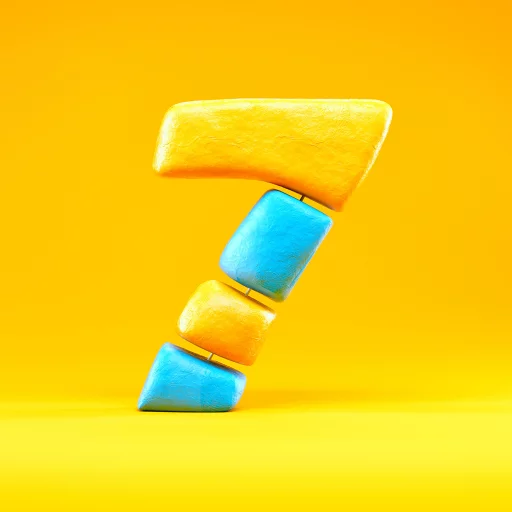 7️⃣ Стикер «Lucky Seven» для Telegram