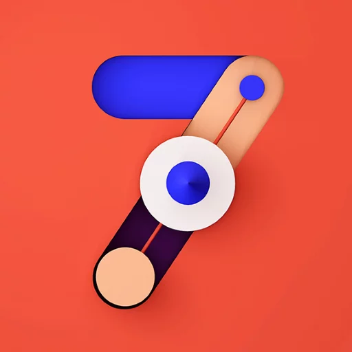 7️⃣ Стикер «Lucky Seven» для Telegram
