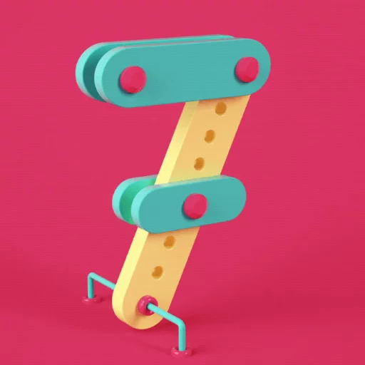 7️⃣ Стикер «Lucky Seven» для Telegram
