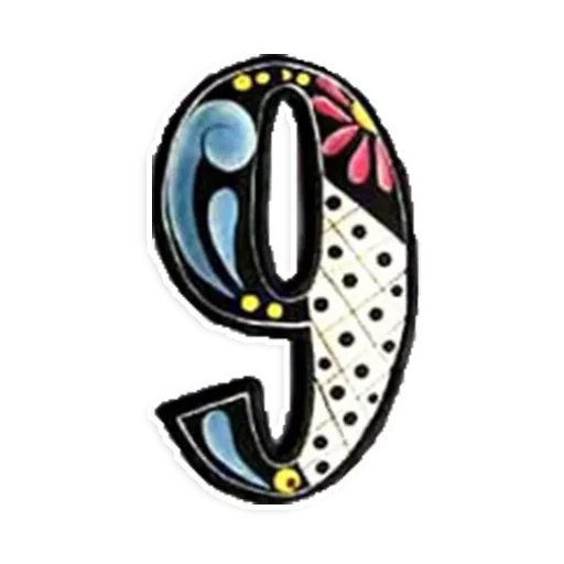 9️⃣ Стикер «Number Sets» для Telegram