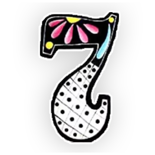 7️⃣ Стикер «Number Sets» для Telegram