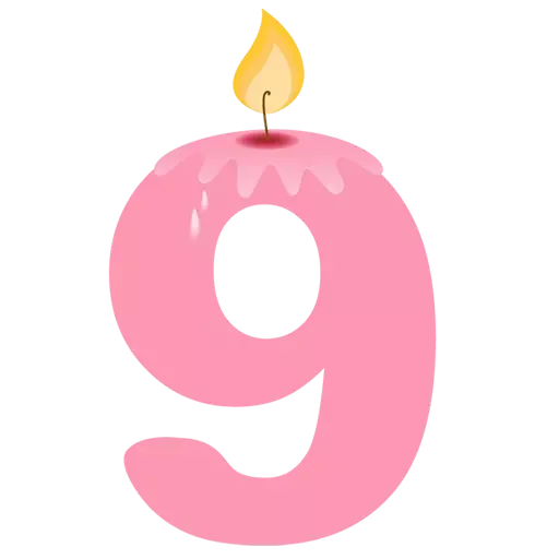 9️⃣ Стикер «Number Sets» для Telegram