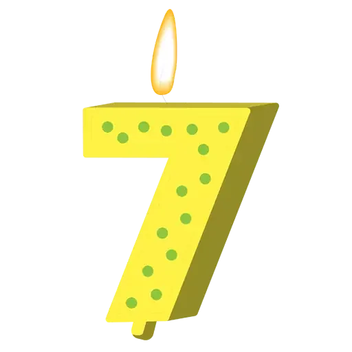 7️⃣ Стикер «Number Sets» для Telegram