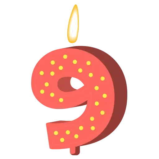 9️⃣ Стикер «Number Sets» для Telegram