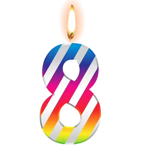8️⃣ Стикер «Number Sets» для Telegram