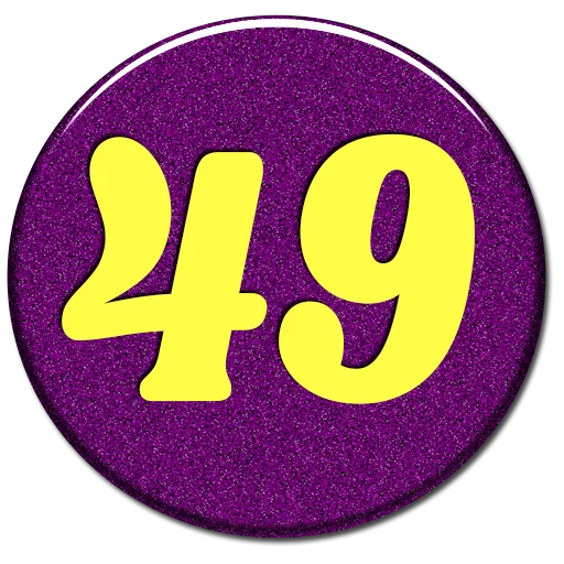 🔢 Стикер «Numbers 1 to 100» для Telegram