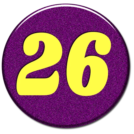 🔢 Стикер «Numbers 1 to 100» для Telegram