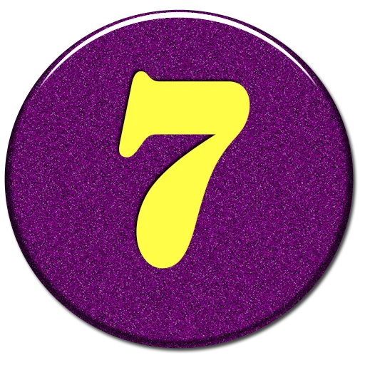 7️⃣ Стикер «Numbers 1 to 100» для Telegram