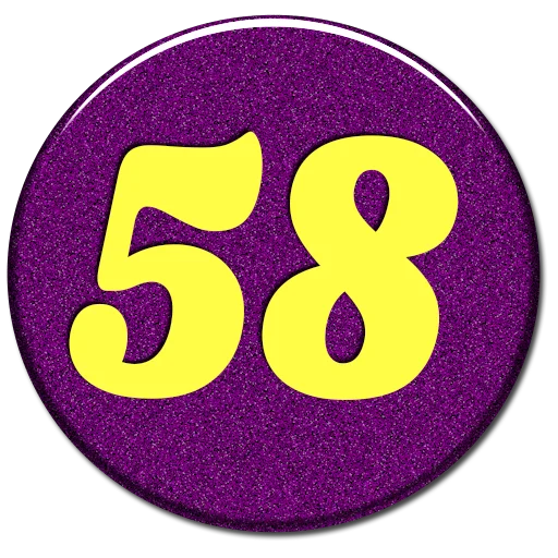 🔢 Стикер «Numbers 1 to 100» для Telegram