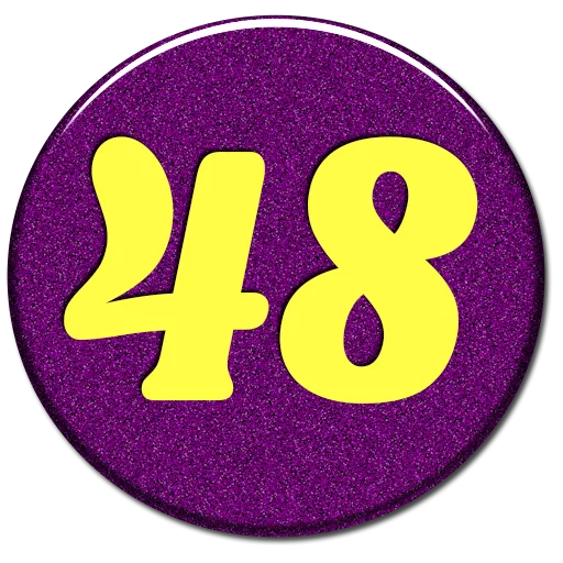 🔢 Стикер «Numbers 1 to 100» для Telegram