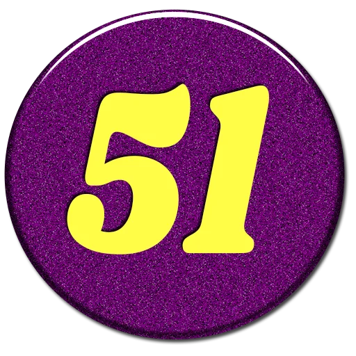 🔢 Стикер «Numbers 1 to 100» для Telegram
