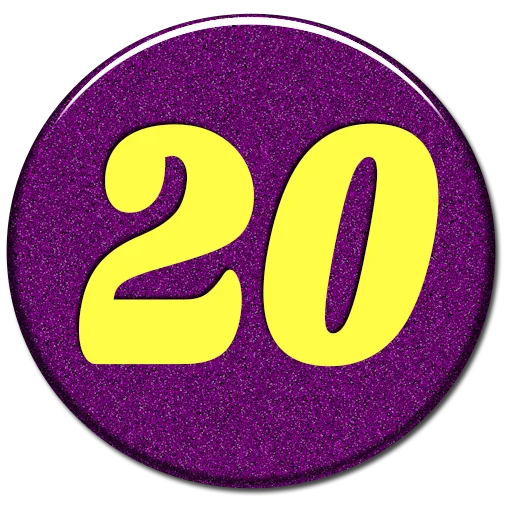 🔢 Стикер «Numbers 1 to 100» для Telegram