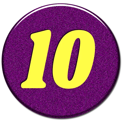 🔟 Стикер «Numbers 1 to 100» для Telegram