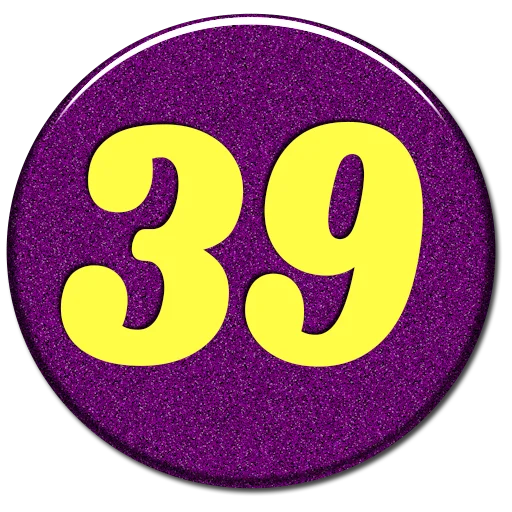 🔢 Стикер «Numbers 1 to 100» для Telegram