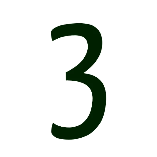 3️⃣ Стикер «Numbers» для Telegram