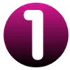 1️⃣ Эмодзи «Темно-розовые буквы, градиент» для Telegram