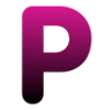 😘 Эмодзи «Темно-розовые буквы, градиент» для Telegram