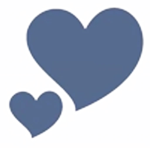 ♥️ Эмодзи «Буквы в синей обводке» для Telegram