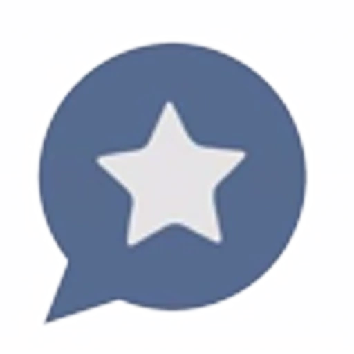 ⭐️ Эмодзи «Буквы в синей обводке» для Telegram