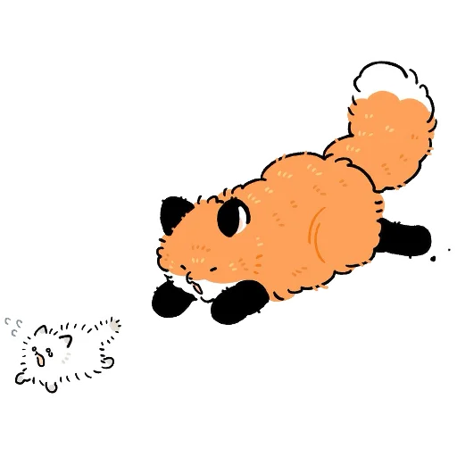 🏃 Стикер «Numsiri fox» для Telegram