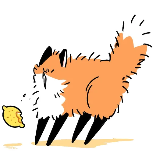 🍋 Стикер «Numsiri fox» для Telegram