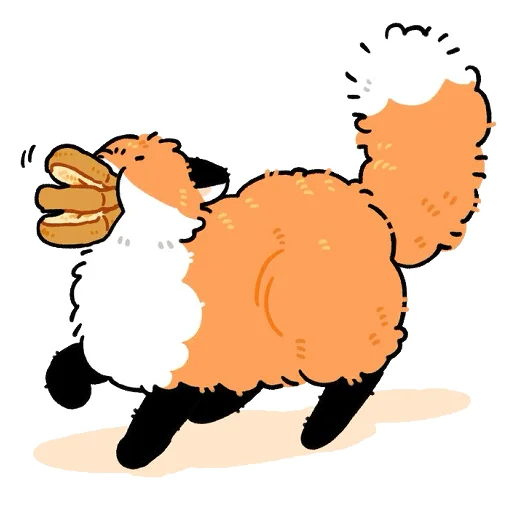 🥪 Стикер «Numsiri fox» для Telegram