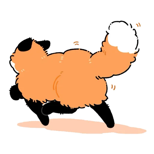 🚶‍♀️ Стикер «Numsiri fox» для Telegram
