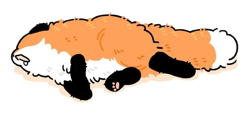 😪 Стикер «Numsiri fox» для Telegram