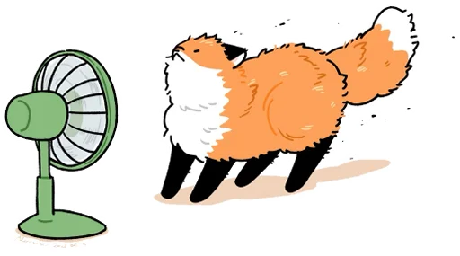 💨 Стикер «Numsiri fox» для Telegram