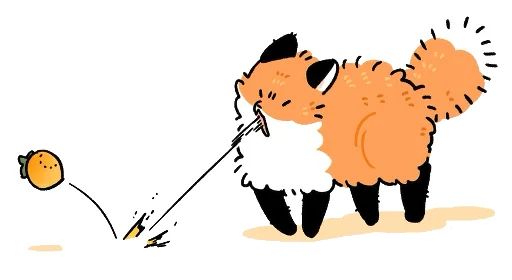 🍋 Стикер «Numsiri fox» для Telegram