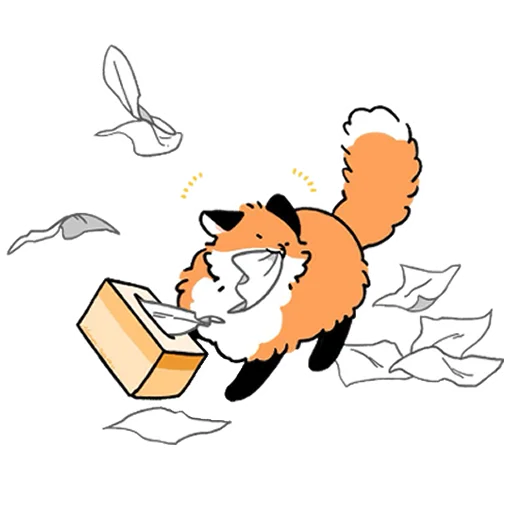 💦 Стикер «Numsiri fox» для Telegram