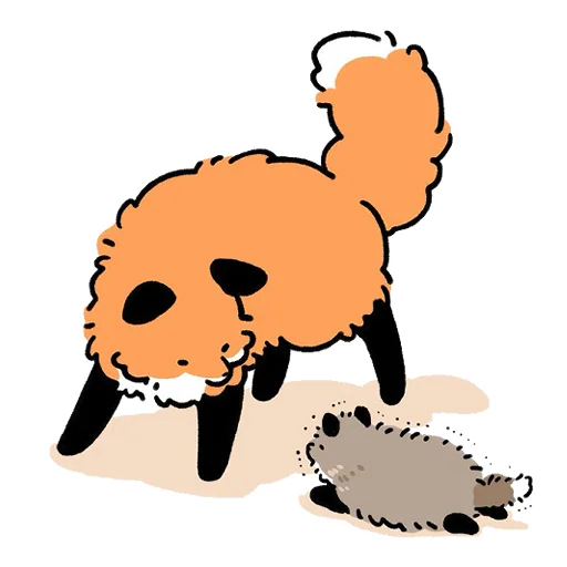👀 Стикер «Numsiri fox» для Telegram