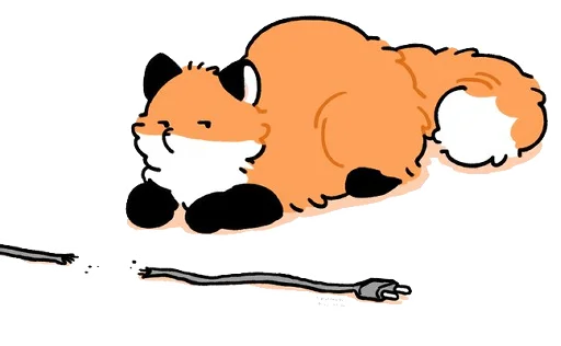 🔌 Стикер «Numsiri fox» для Telegram