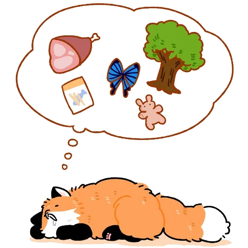 🥓 Стикер «Numsiri fox» для Telegram