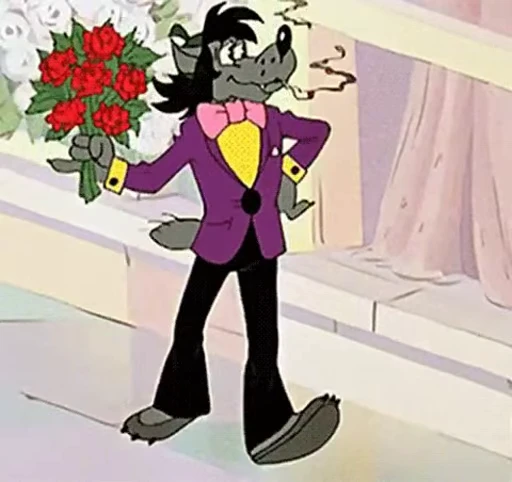 💐 Стикер «Ну, погоди!» для Telegram
