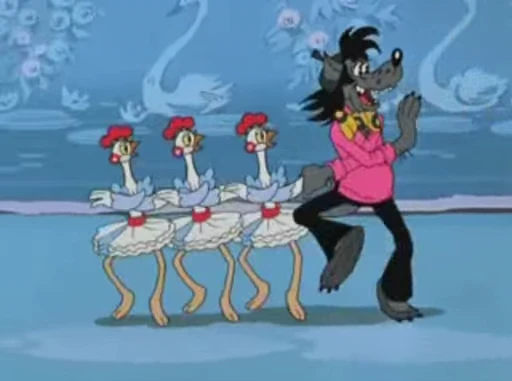 👯‍♀ Стикер «Ну, погоди!» для Telegram